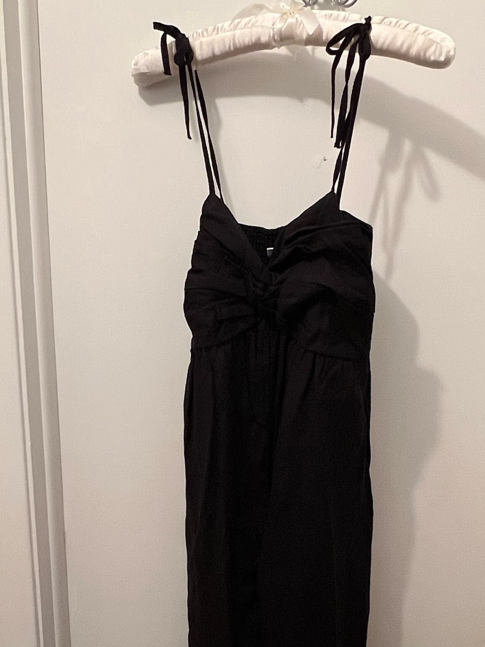 Black spaghetti strap Jumpsuit